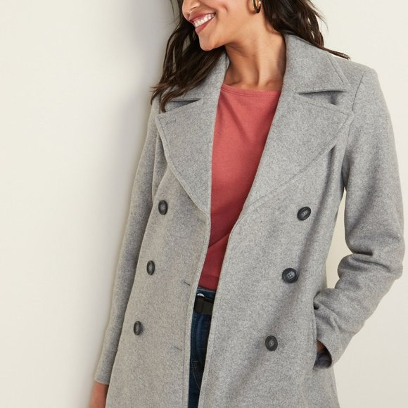 🎉HOST PICK🎉 Old Navy Long Classy Peacoat - Picture 3 of 6